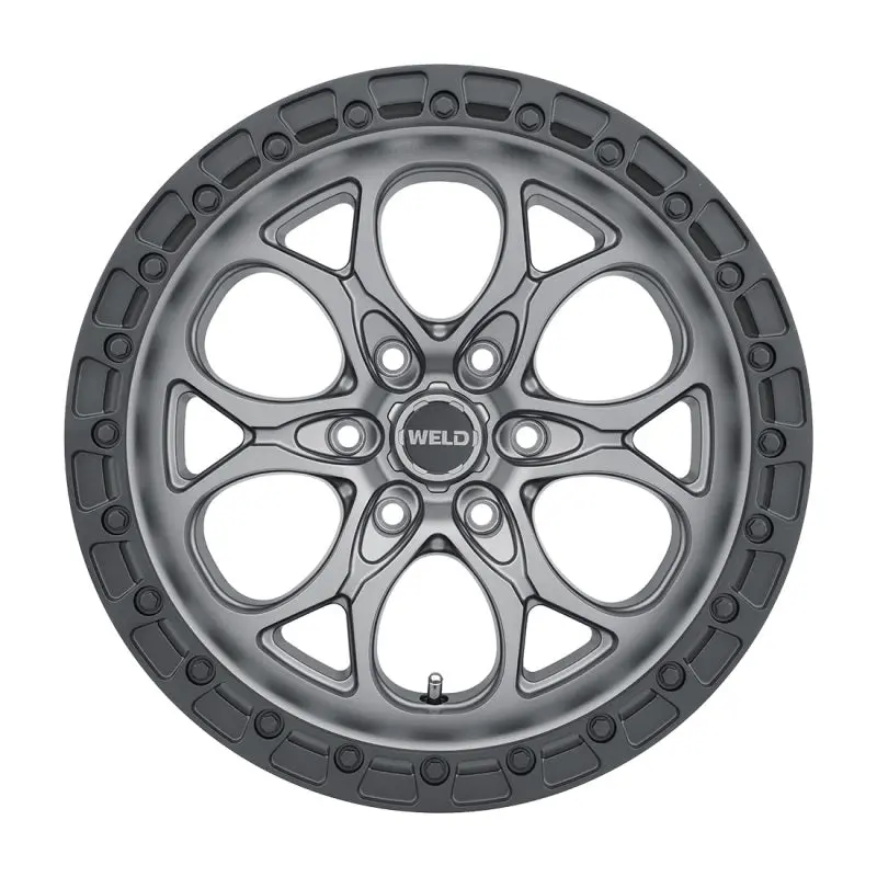 Weld Off-Road W107 20X9 Ledge Wheel 6X135 Et20 Bs5.75 Satin Gun Black Ring (87.1) 2