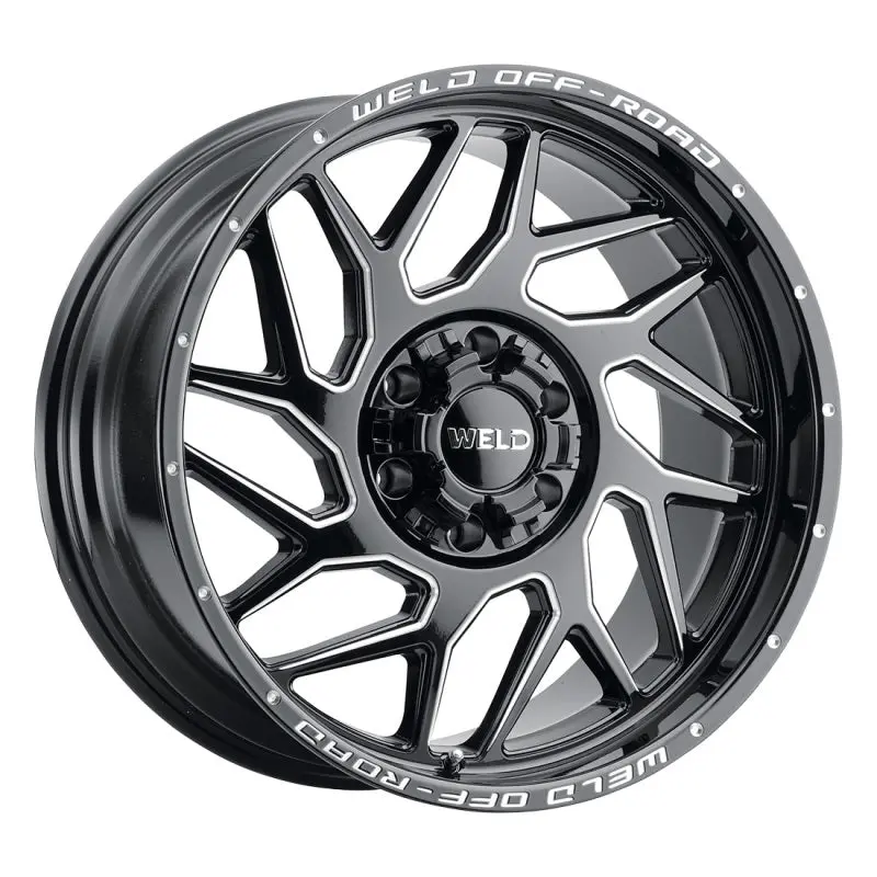 Weld Off-Road W117 Fulcrum Wheel – 20X10 5X139.7 5X150 Et13 Bs6.00 Gloss Black (110.2) 1