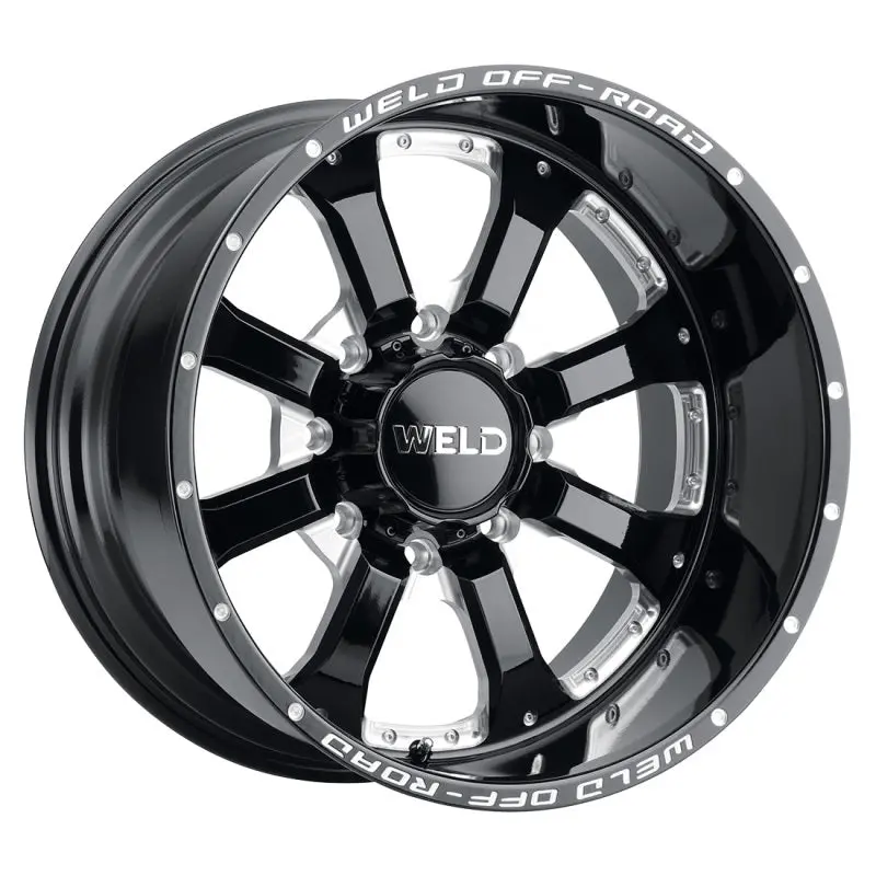 Weld Off-Road W125 Wheel 20X9 Granada Six 6X135 Et20 Bs5.75 Gloss Black Mil (87.1) 2