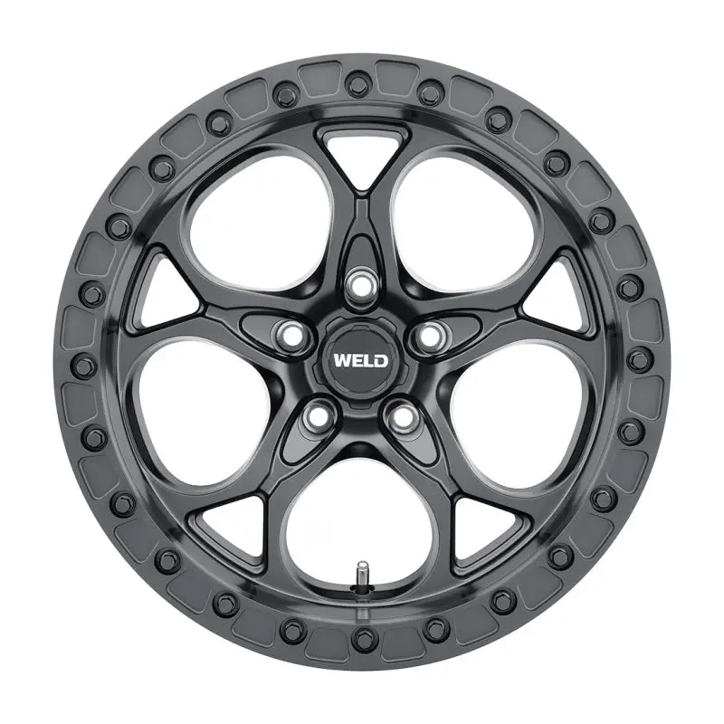 Weld Off-Road W901 17X9.0 Ledge Beadlock 5X127 Et-35 Bs3.625 Satin Black 71.5 (71.5) 2