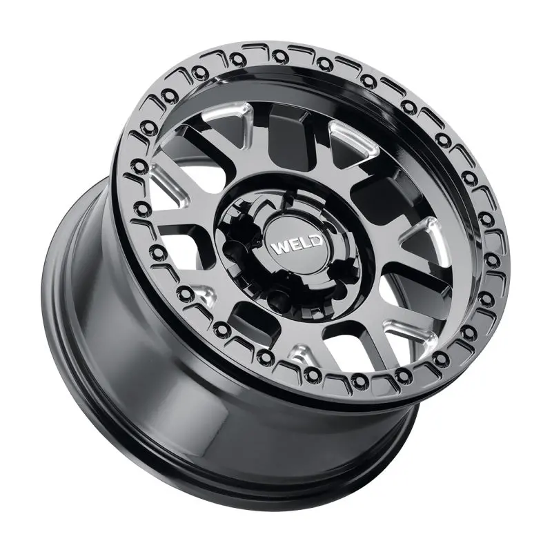 Weld Off-Road W902 17X10 Cinch Beadlock Wheel – 5X127 5X139.7 – Et-24 Bs4.50 Gloss Black Milled Black Ring (87.1) 2