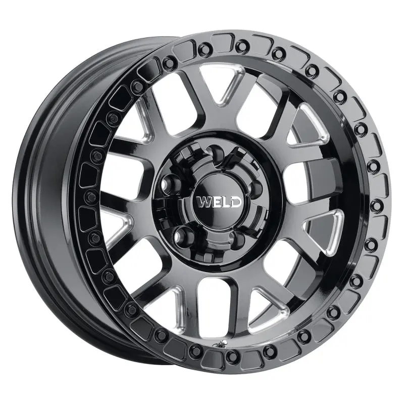 Weld Off-Road W902 Cinch Beadlock – 17X9.0 5X127 5X139.7 Et-12 Bs4.50 Gloss Black Mil 87.1 (87.1) 1