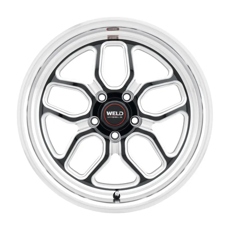 Weld S152 17X5 Wheel 5X120.7 Bolt Pattern Offset Et-10 Backspacing Bs2.60 Gloss Black Mil Dia 78.1 (78.1) 2