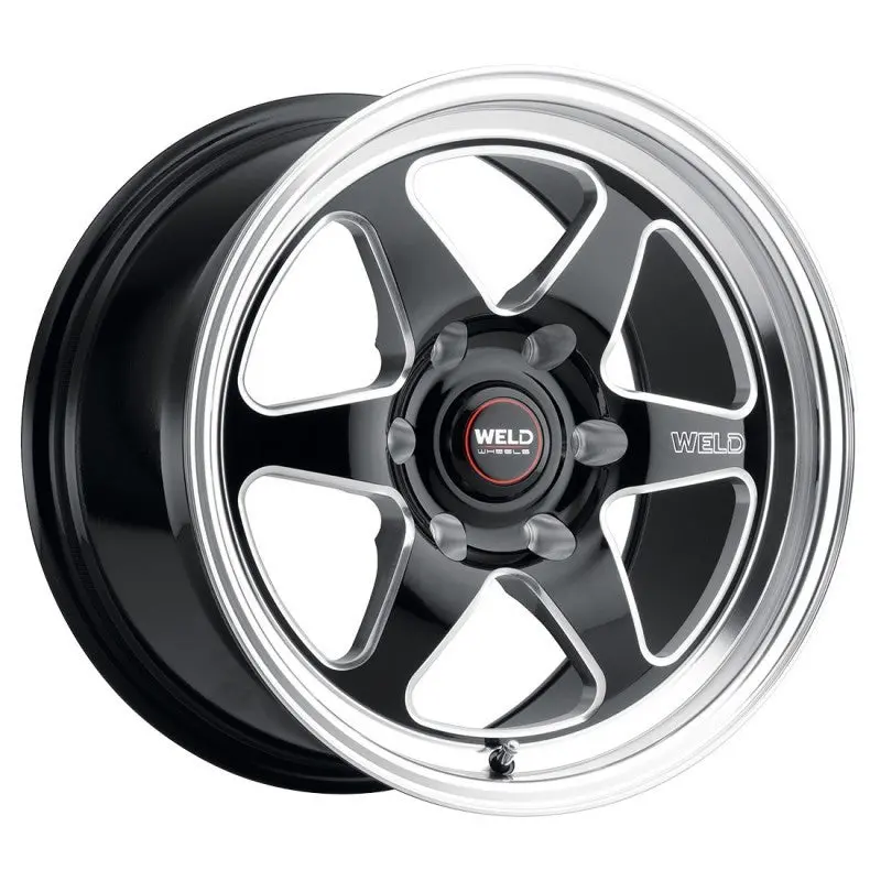 Weld S156 Ventura 17X7 Wheel 6X135 6 Lug Et20 Bs4.80 Gloss Black Mill Finish Dia 87.1 1