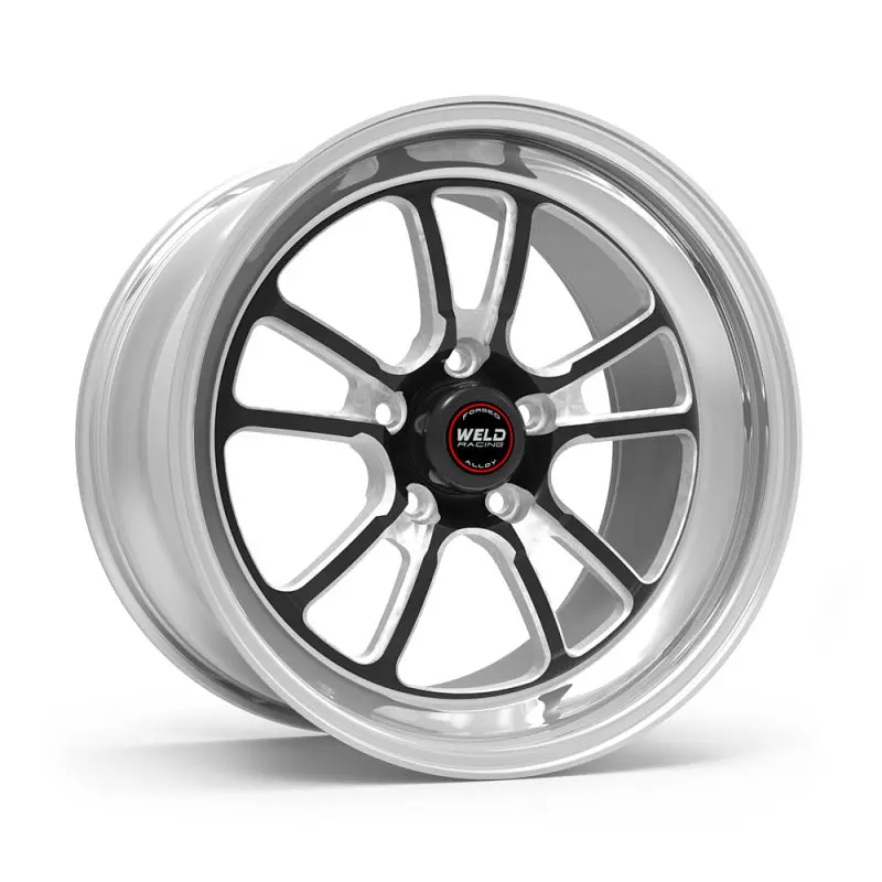 Weld S70 Rt-S 18X8in/5X120.65 Bp/4.7In. Bs - Black Center - Polished Shell Wheel 1