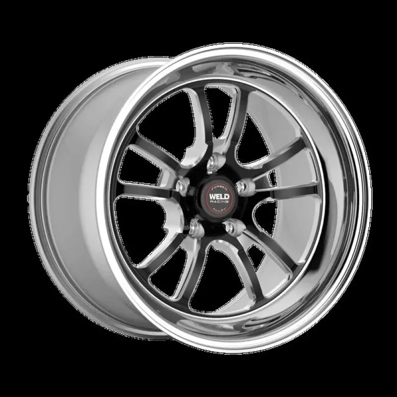 Weld S70 Rt-S 18X8in/5X120.65 Bp/4.7In. Bs - Black Center - Polished Shell Wheel 2