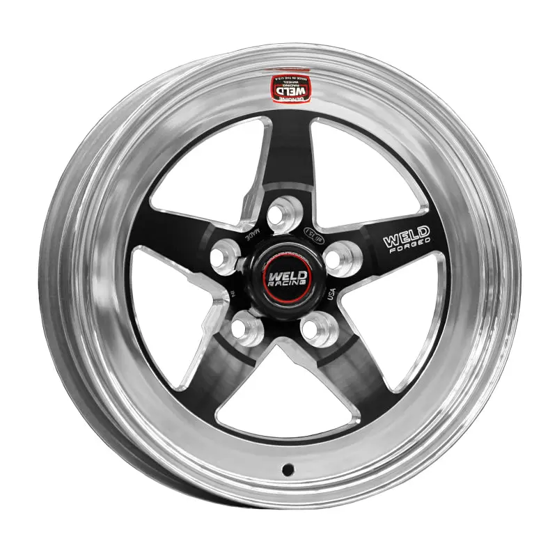 Weld S71 15X8.33 5X4.5 Bp 4.5 In. Bs Black Wheel (Medium Pad) – Non-Beadlock 1
