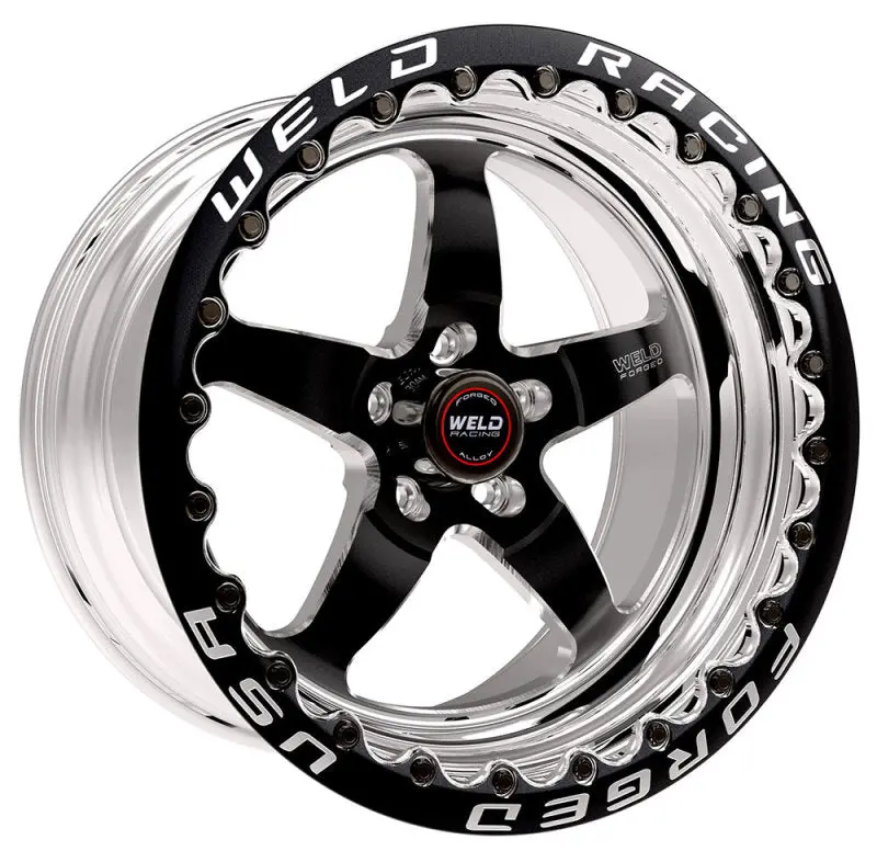 Weld S71 17X11 Black Wheel - Single Beadlock Mt 1