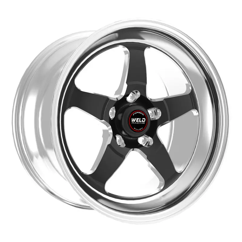 Weld S71 17X5 / 5X4.75 Bp / 2.2 In. Bs Black Wheel (High Pad) – Non-Beadlock 2