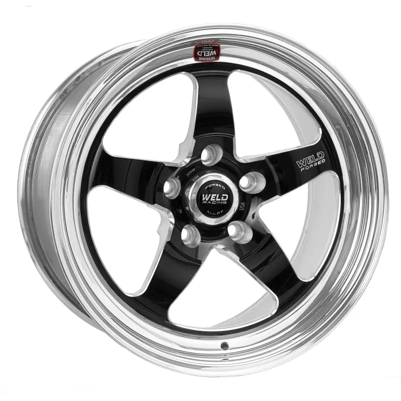 Weld S71 18X10 / 5X4.75 Bp / 7.1 Inch Bs Black Wheel (High Pad) - Non-Beadlock 1