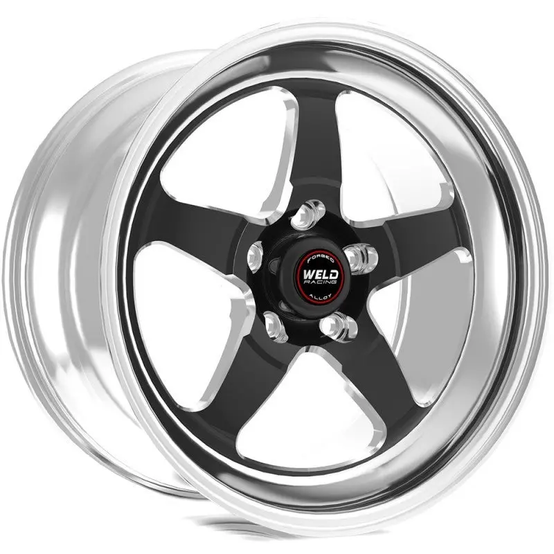 Weld S71 18X12 / 5X4.75 Bp / 4.2 In. Bs Black Wheel (Low Pad) – Non-Beadlock (71) 1