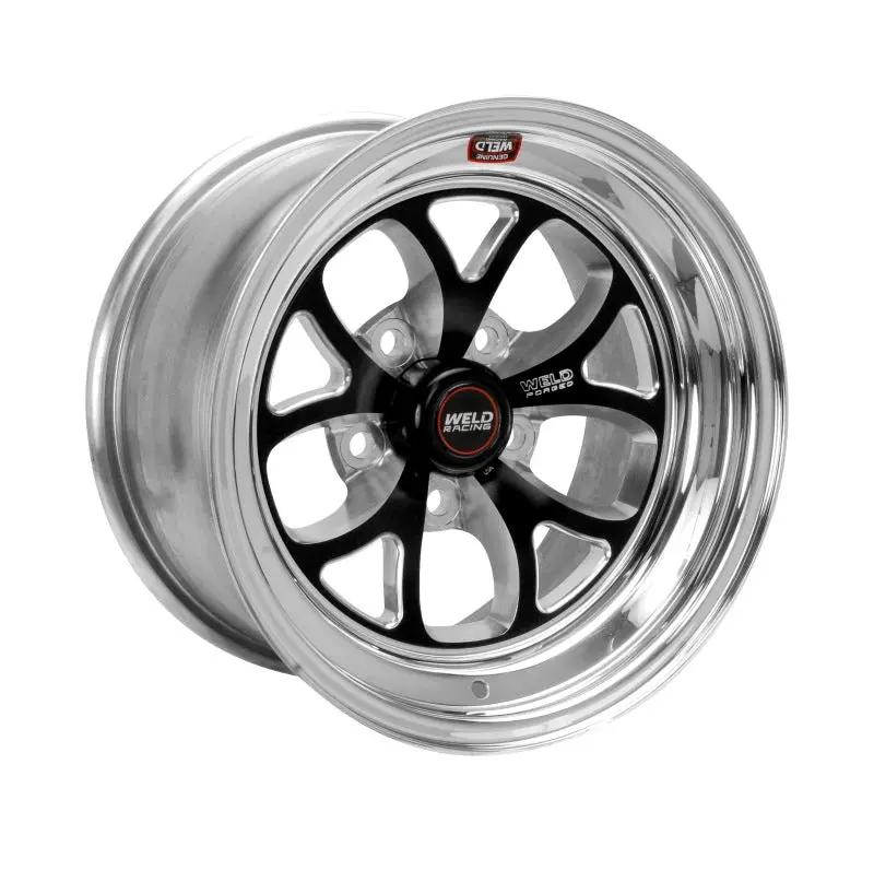 Weld S76 15X4 / 5X4.5 Bp / 1.5 In. Bs Black Wheel – Non-Beadlock (Medium Pad) 1
