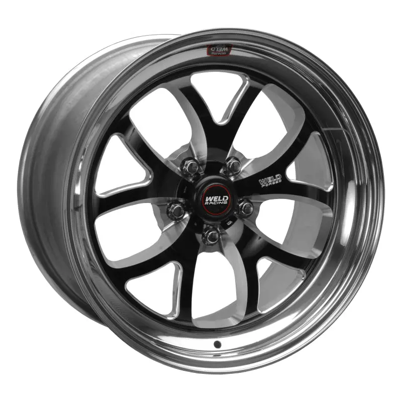 Weld S76 Wheel – 18X9.5 / 5X4.5 Bp / 6.7 In. Bs Black (Medium Pad) – Non-Beadlock 1