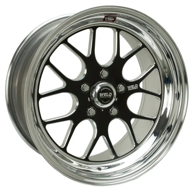 Weld S77 18X8 5X4.75 Bolt Pattern 4.2 In. Backspacing Black Wheel Low Pad Non-Beadlock 1