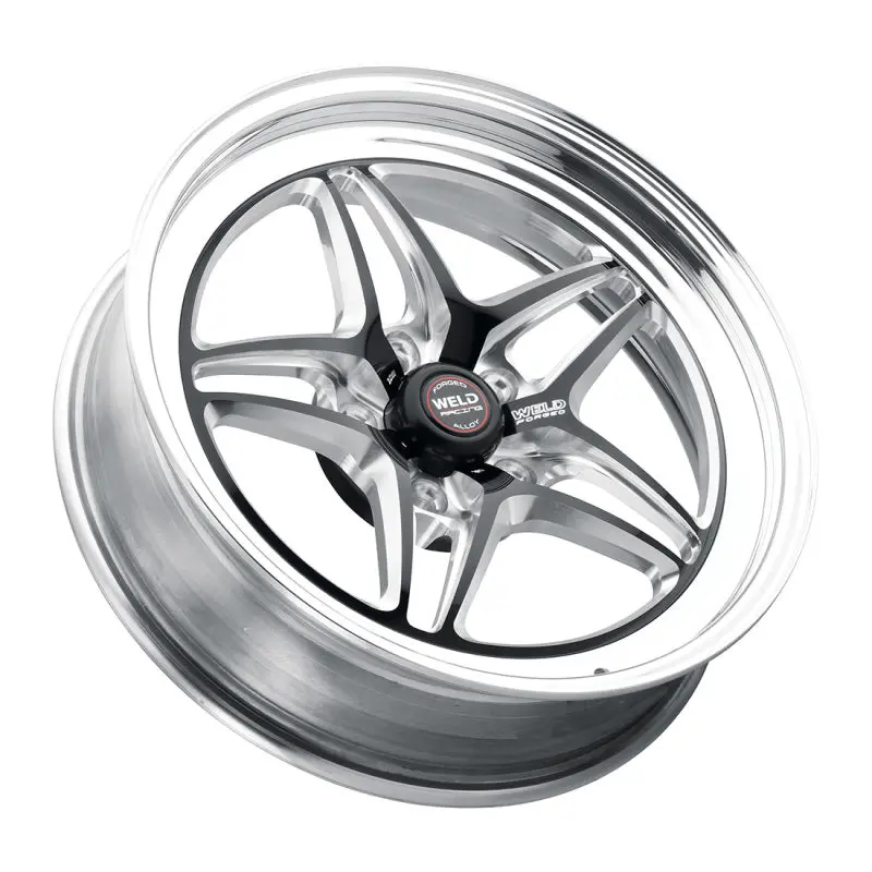 Weld S81 18X5 Wheel 5X4.75 Bolt Pattern 2.1 In. Bs –23Mm Offset Black (High Pad) 1