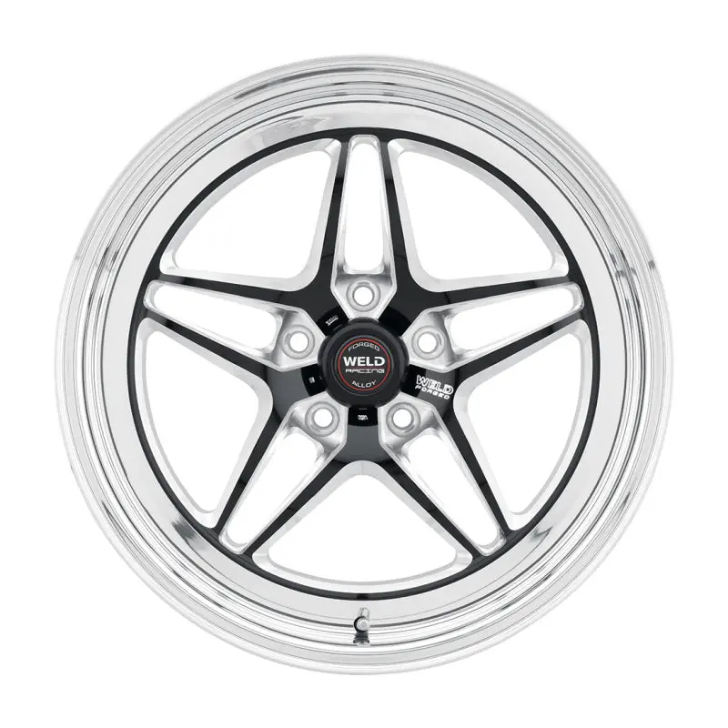 Weld S81 18X5 Wheel 5X4.75 Bolt Pattern 2.1 In. Bs –23Mm Offset Black (High Pad) 2