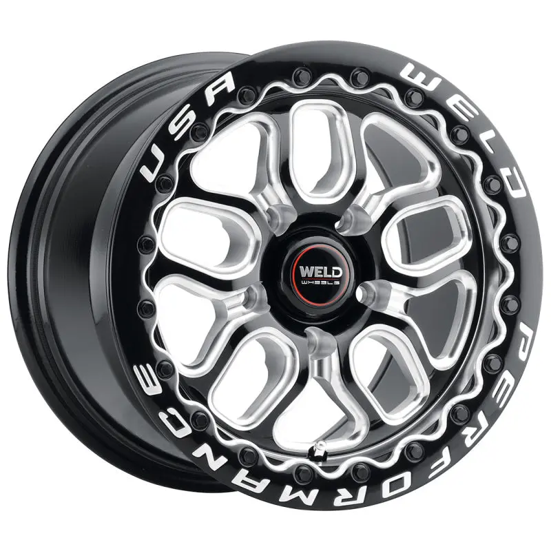 Weld S907 15X10 Laguna Beadlock Wheel For 5X115 – Et22 Bs6.4 Gloss Black Mil Dia 78.1 (907) 1