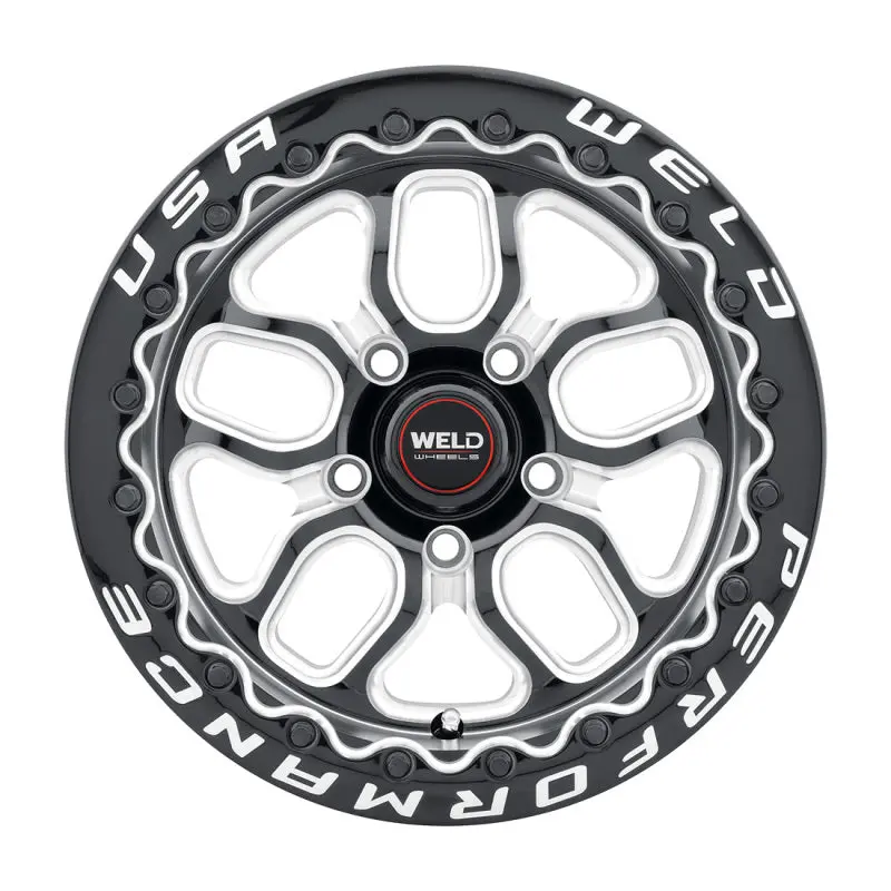 Weld S907 15X10 Laguna Beadlock Wheel For 5X115 – Et22 Bs6.4 Gloss Black Mil Dia 78.1 (907) 2