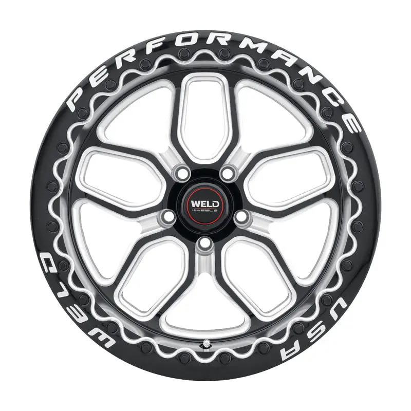 Weld S907 Laguna Beadlock Wheel 18X10.5 5X120.7 Et65 Bs8.25 Gloss Black 1