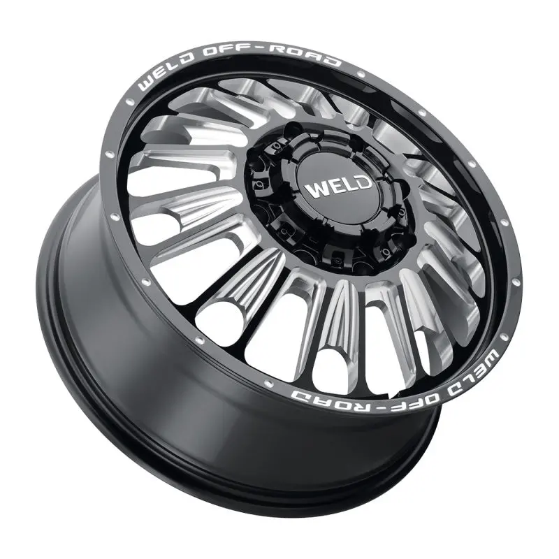 Weld Scorch W121 20X8.25 Gloss Black Front Wheel 8X200 Et108 - Fits Mil 142.2 1