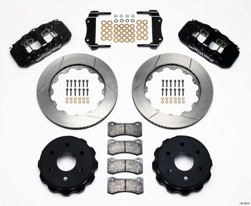 Wilwood Aero4 Rear Truck Kit 14.25In 2 Piston Oe Caliper For 1999-2010 Gm 1500 Suv 1
