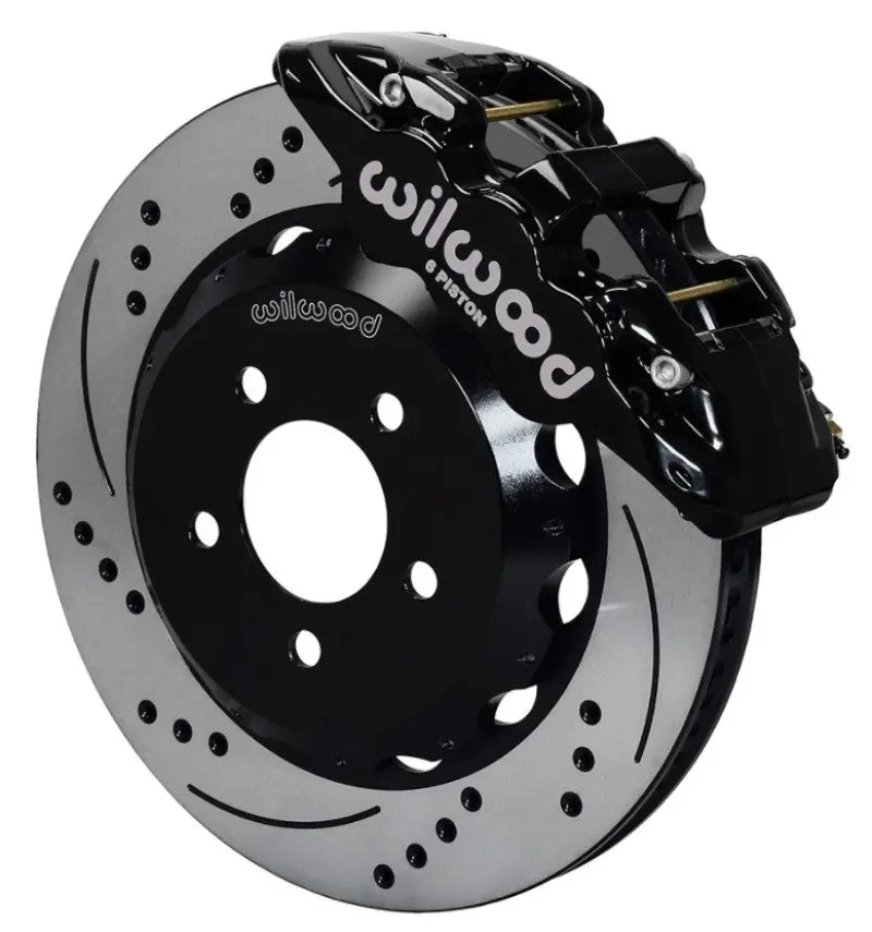 Wilwood Aero6 Front Hat Kit 14.00 Drilled 2016-2017 Camaro Lt Ss Zl1 1