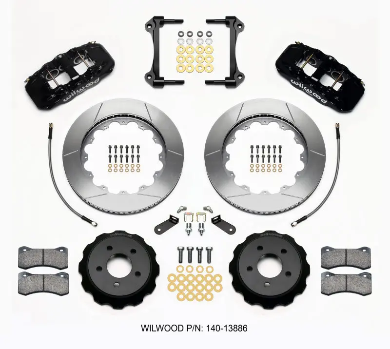 Wilwood Aero6 Front Hat Kit 14.00 For 2015-2017 Mustang 1
