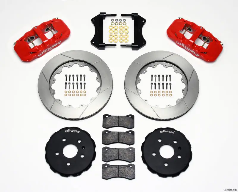 Wilwood Aero6 Front Hat Kit 14.25 Red 2010-2015 Camaro Ls Lt Ss Z/28 Zl1 1