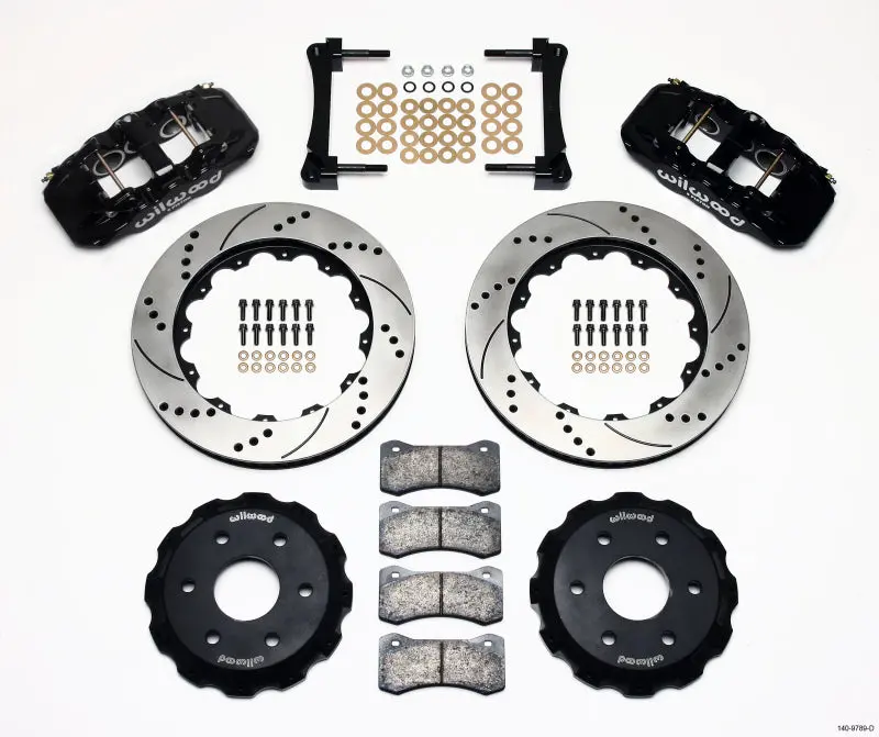 Wilwood Aero6 Front Truck Kit 14.25In Drilled For 1999-2014 Gm Truck/Suv 1500 1