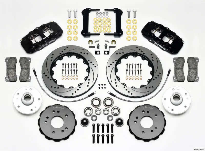 Wilwood Aero6 Front Truck Kit 14.25In Drilled For 97-03 Ford F150 1