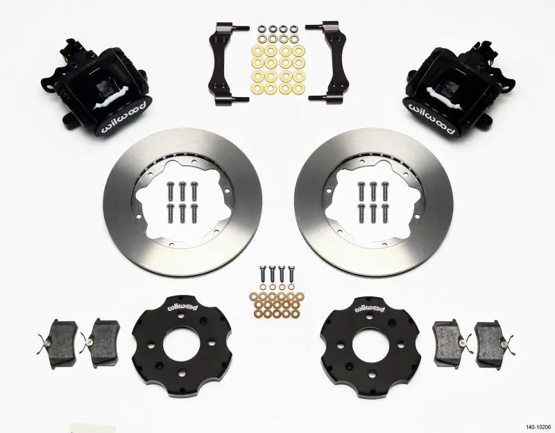 Wilwood Combination Parking Brake Rear Kit 11.00In Disc 2.39 Hub Offset For Acura Integra 1990-2001 And Honda Civic 1992-2000 1
