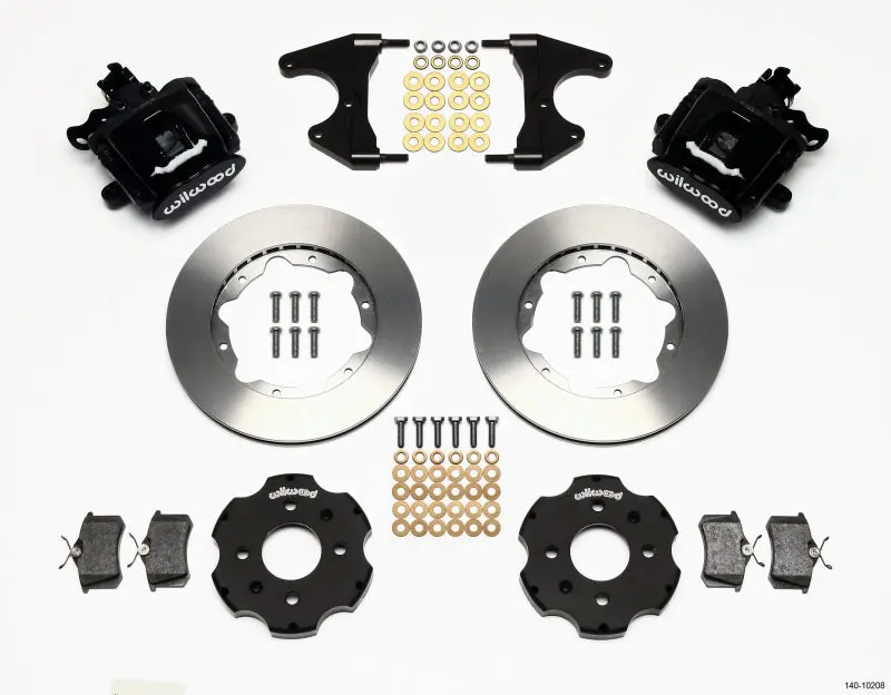 Wilwood Combination Parking Brake Rear Kit 11.00In Drum 2.46 Hub Offset For 1992-2000 Honda Civic Models 1