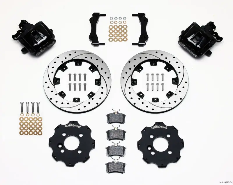 Wilwood Combination Parking Brake Rear Kit 11.75In Drilled Mini Cooper 2007-2015 Base Coupe John Cooper Works Roadster S 1