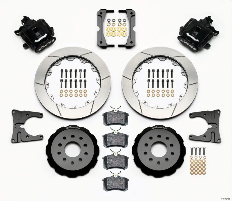Wilwood Combination Parking Brake Rear Kit 12.88In For 2005-2014 Ford Mustang 1