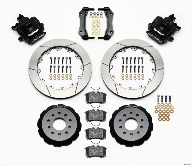 Wilwood Combination Parking Brake Rear Kit 12.88In For Mustang 94-04 1