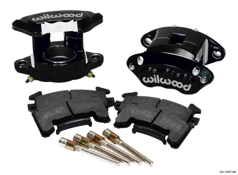 Wilwood D154 Front Caliper Kit Black 2.50In Piston Fits 1978-2002 Gm Vehicles 1