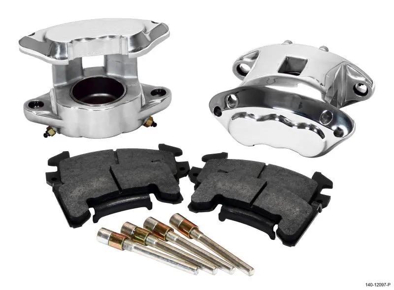 Wilwood D154 Front Caliper Kit Polished 2.50In Piston Compatible With 1978-1987 Buick Regal And More 1