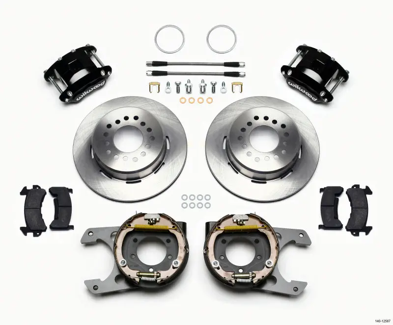 Wilwood D154 P/S Park Brake Kit 12.19 Inch Rotors Jeep Wrangler 1997-2002 1