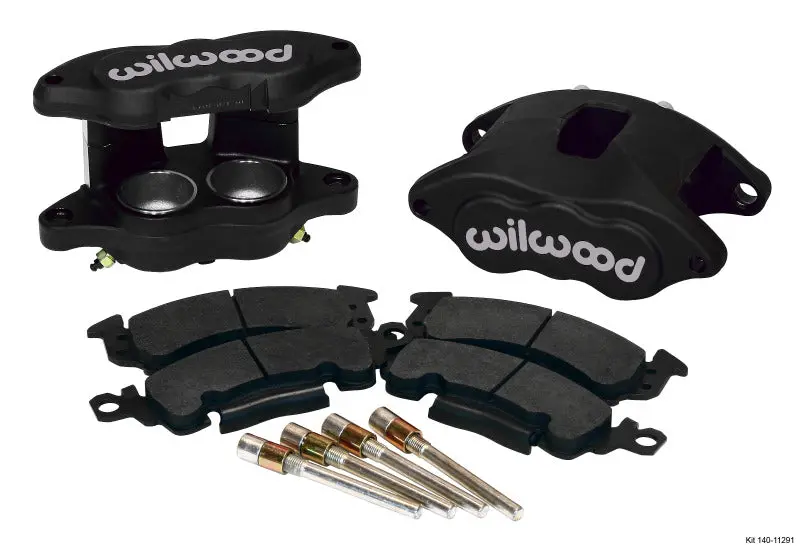 Wilwood D52 Front Caliper Kit Gray Type Iii Ano 2.00In Piston For 1968-1996 Gm Passenger Vehicles And Trucks 1