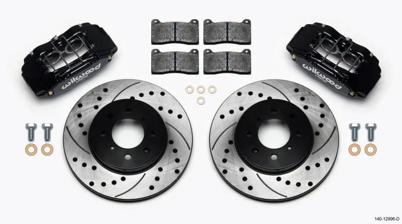 Wilwood Dpha Front Caliper & Rotor Kit Drilled For Honda Acura With 262Mm Oe Rotor 1