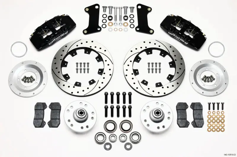 Wilwood Dynapro 6 Front Hub Kit 12.19In Drilled 67-69 Camaro Line Kit Needed 1