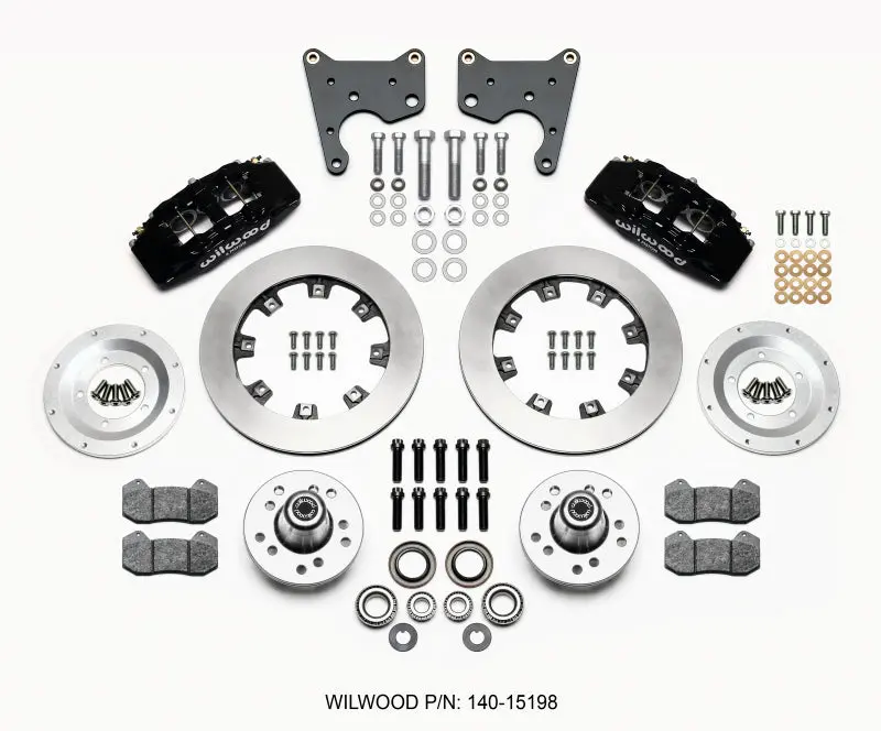 Wilwood Dynapro 6 Front Hub Kit 12.19In For 65-72 Chrysler Dodge Plymouth C Body Drum 1