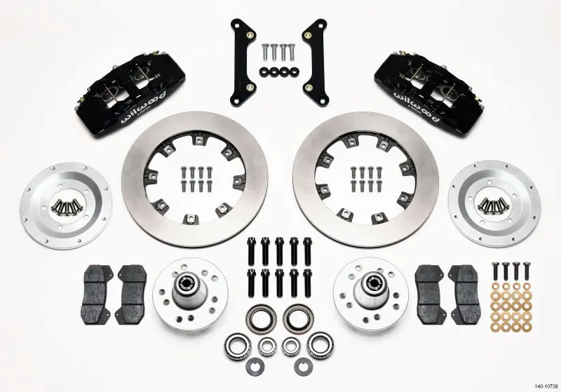 Wilwood Dynapro 6 Front Hub Kit 12.19In For 70-78 Camaro 1