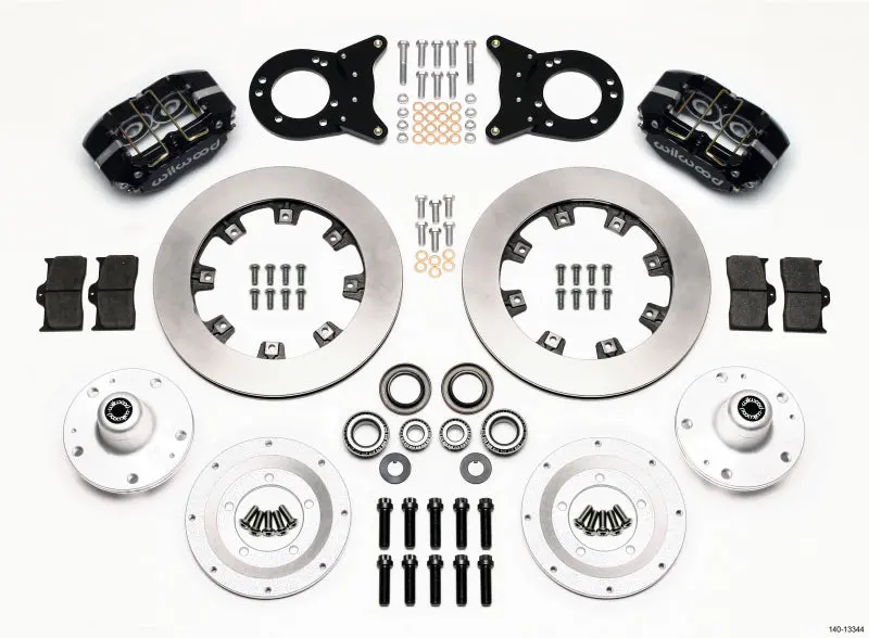 Wilwood Dynapro Dust-Boot Front Kit 12.19In For 1965-1969 Mustang Disc & Drum Spindle 1
