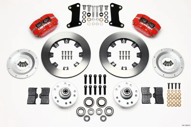 Wilwood Dynapro Dust-Boot Front Kit 12.19In Red For 67-69 Camaro 64-72 Nova Chevelle 1