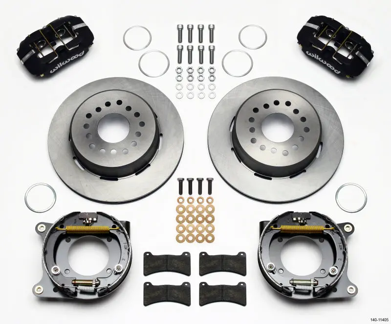 Wilwood Dynapro Low-Profile 11.00In Parking Brake Kit - Chevy 55-57 1