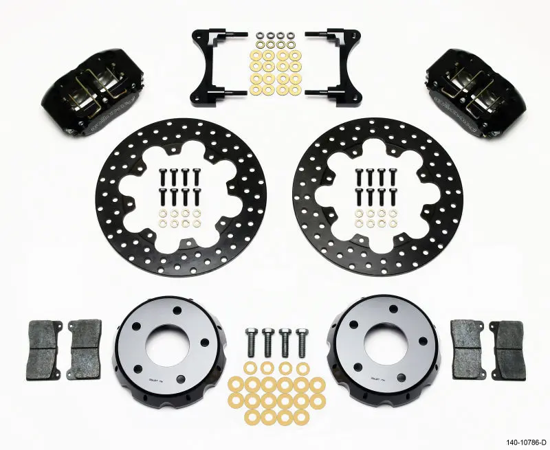 Wilwood Dynapro Radial Front Drag Kit 11.75In Drilled - Camaro/Firebird 98-02 1