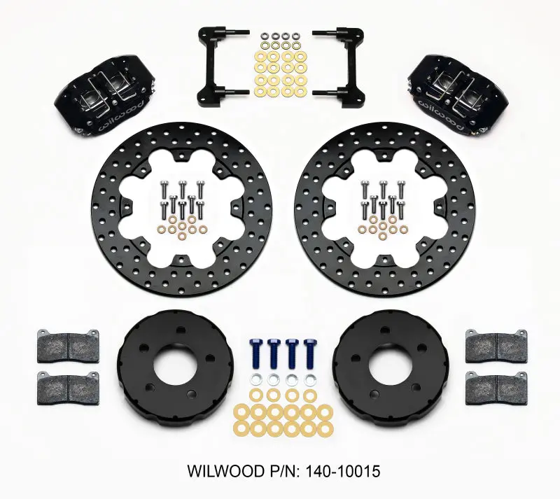 Wilwood Dynapro Radial Front Drag Kit Drilled 11.75In - 94-04 Ford Mustang 1