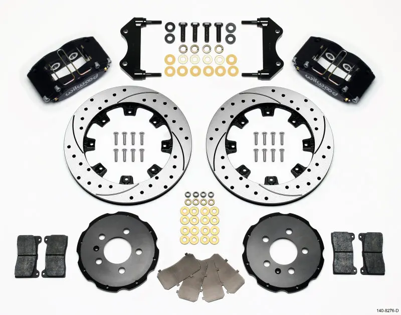 Wilwood Dynapro Radial Front Kit 12.19In Drilled For 99-03 Jetta Iv And Golf Iv 1