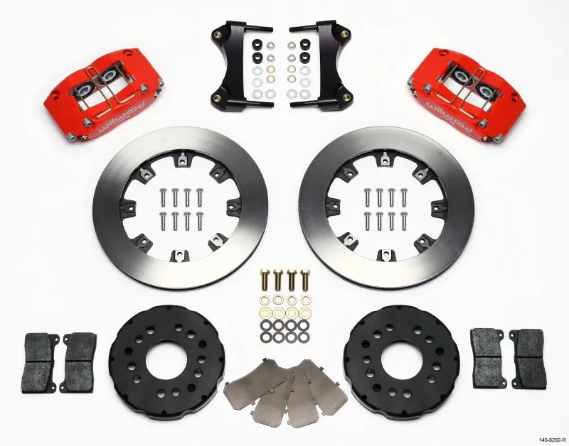 Wilwood Dynapro Radial Front Kit 12.19In Red 95-99 Mitsubishi Eclipse Line Kit Needed 1